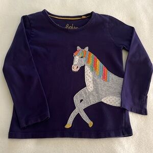 Mini Boden 4-5yr navy shirt